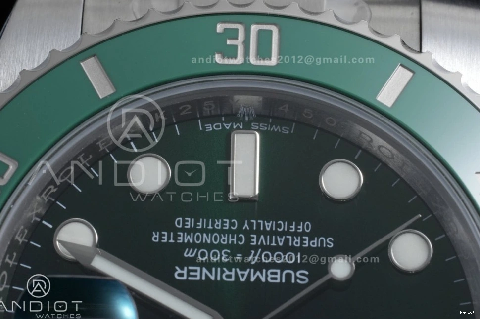 Steel VS3135 Submariner 1:1 Edition Hulk LV 904L Ceramic 116610 Green VSF Best 0510
